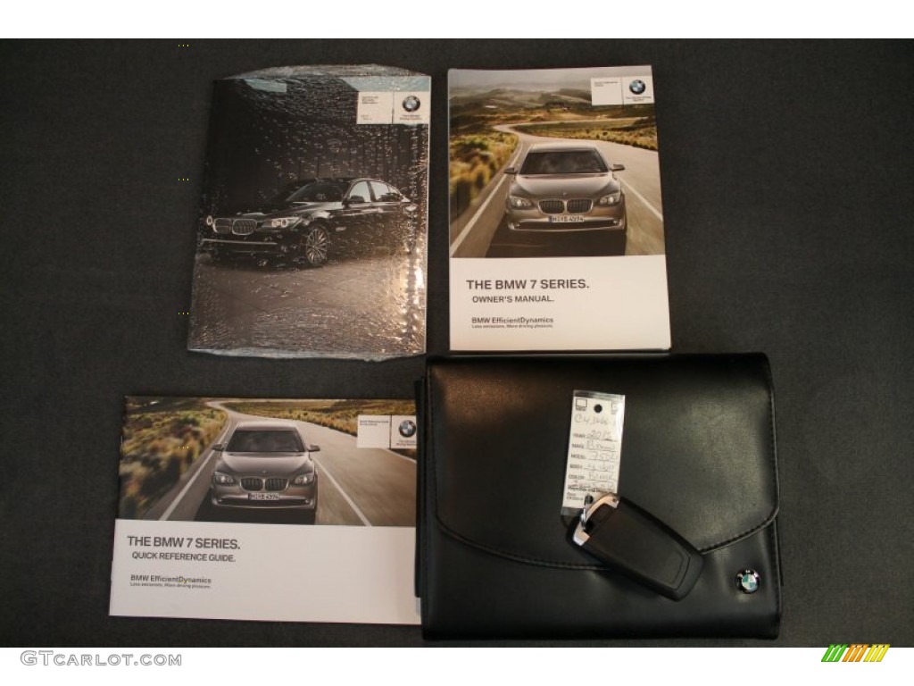 2012 7 Series 750Li xDrive Sedan - Carbon Black Metallic / Black photo #17