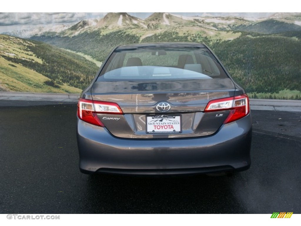 2013 Camry LE - Magnetic Gray Metallic / Ash photo #4