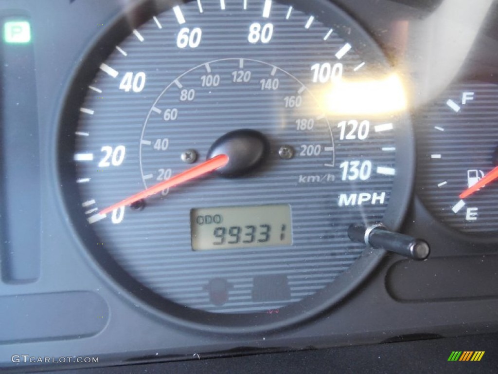 2001 Santa Fe LX V6 4WD - Obsidian Black / Gray photo #15