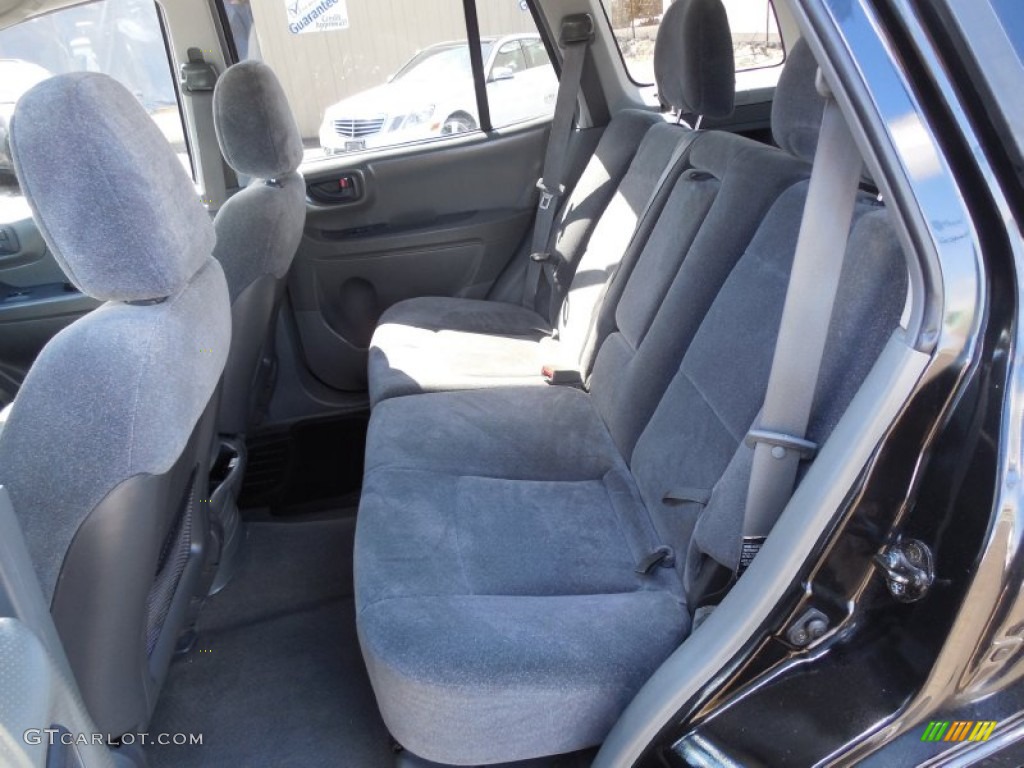 2001 Santa Fe LX V6 4WD - Obsidian Black / Gray photo #23