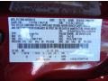RR: Ruby Red 2013 Ford C-Max Energi Color Code