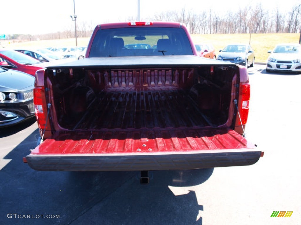 2009 Silverado 1500 LT Z71 Crew Cab 4x4 - Dark Cherry Red Metallic / Ebony photo #5