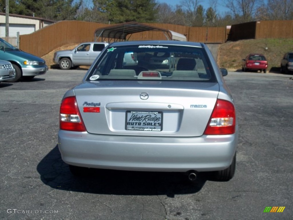 2003 Protege LX - Sunlight Silver Metallic / Gray photo #5