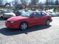 2001 Bright Red Pontiac Sunfire SE Coupe #79200704
