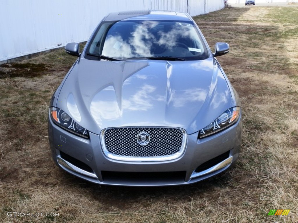 2013 XF 3.0 AWD - Lunar Grey Metallic / Warm Charcoal photo #2