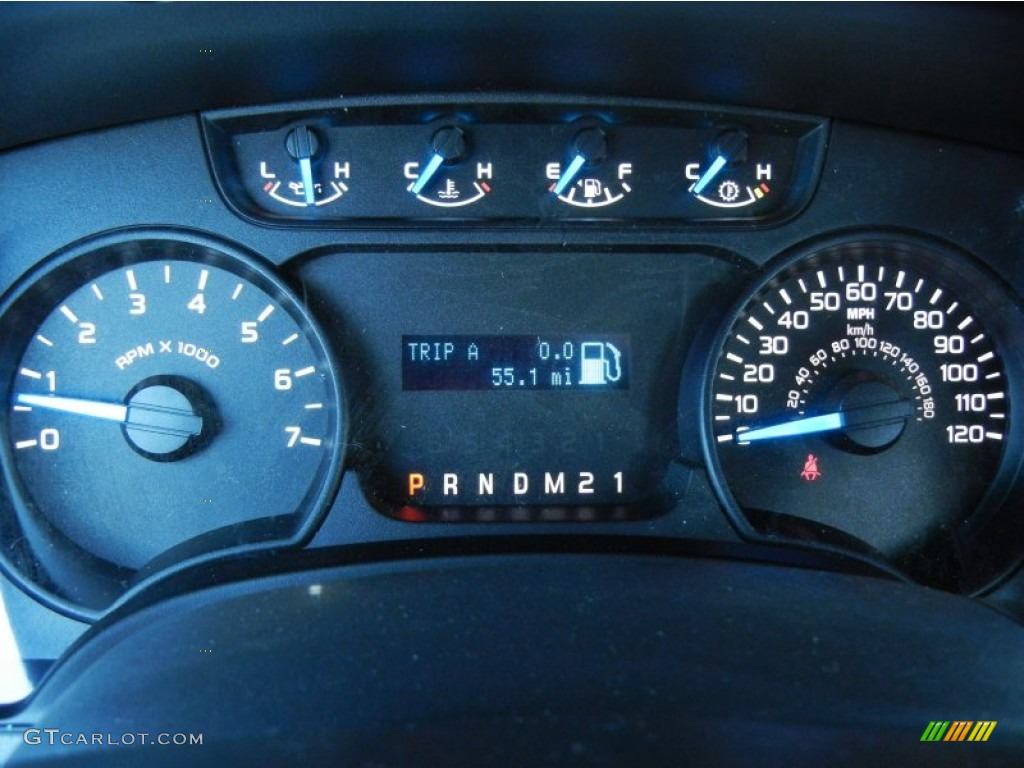 2013 Ford F150 STX Regular Cab Gauges Photo #79243570