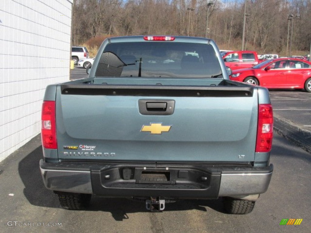 2009 Silverado 1500 LT Extended Cab 4x4 - Blue Granite Metallic / Ebony photo #7