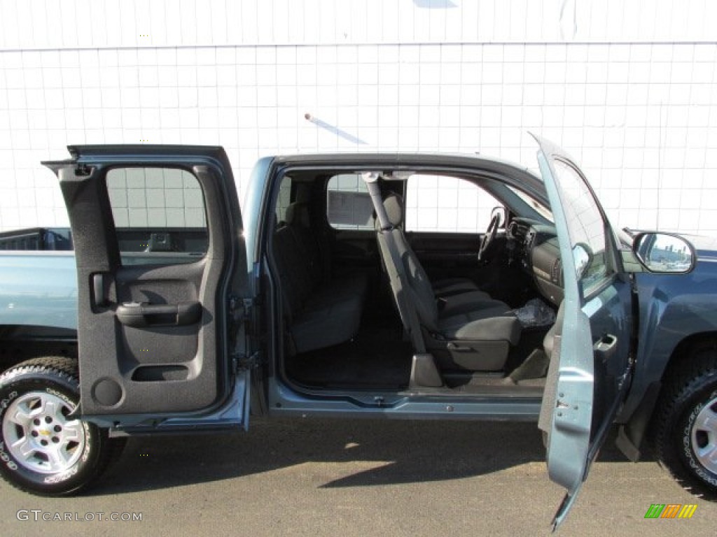 2009 Silverado 1500 LT Extended Cab 4x4 - Blue Granite Metallic / Ebony photo #12