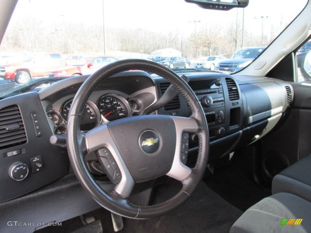 2009 Silverado 1500 LT Extended Cab 4x4 - Blue Granite Metallic / Ebony photo #16