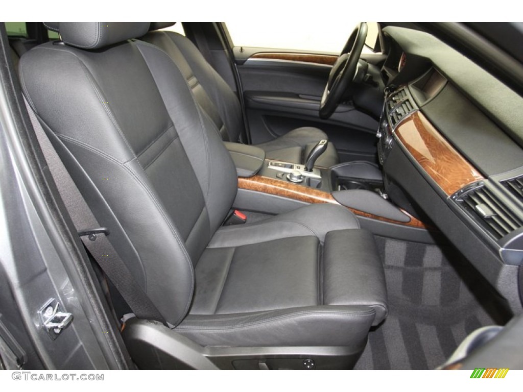 2009 X6 xDrive35i - Space Grey Metallic / Black Nevada Leather photo #42
