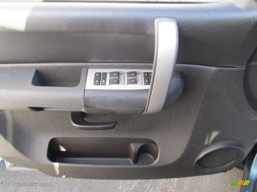 2009 Silverado 1500 LT Extended Cab 4x4 - Blue Granite Metallic / Ebony photo #17