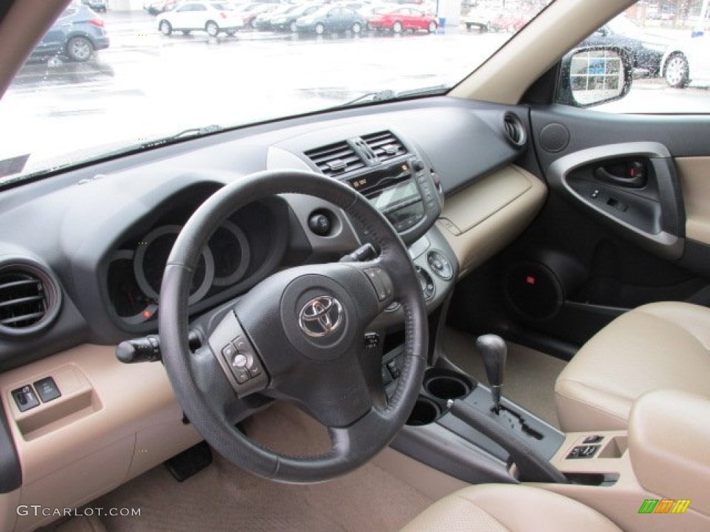Sand Beige Interior 2010 Toyota RAV4 Limited 4WD Photo #79243840