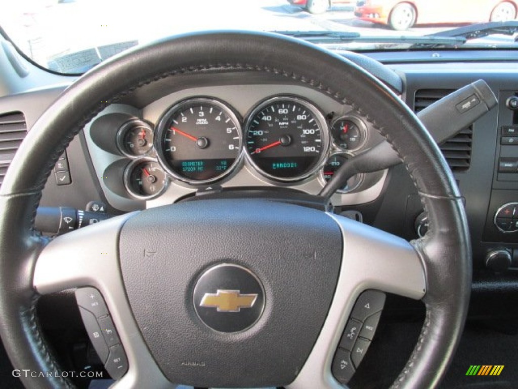 2009 Silverado 1500 LT Extended Cab 4x4 - Blue Granite Metallic / Ebony photo #22