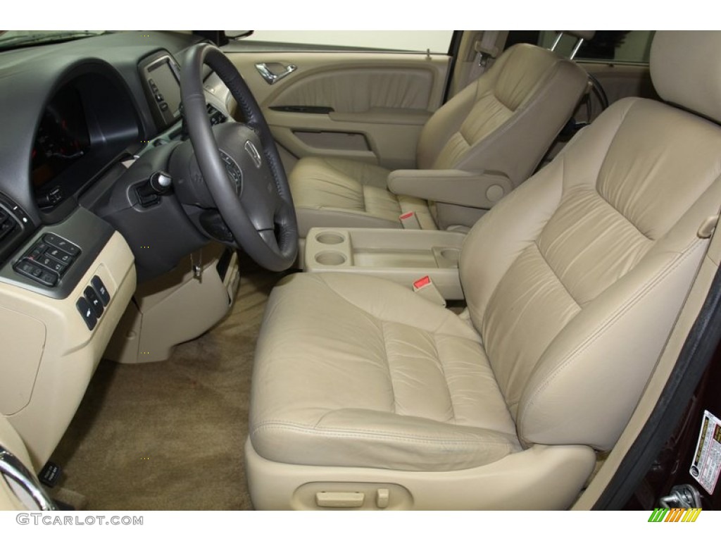 Ivory Interior 2009 Honda Odyssey Touring Photo #79244107