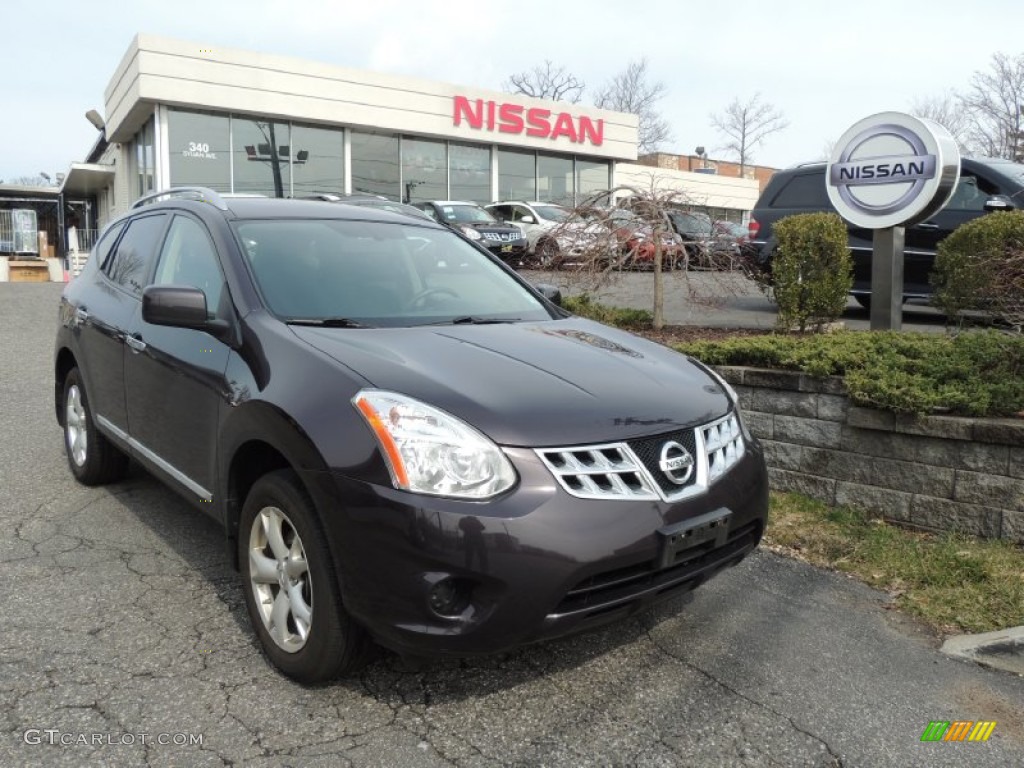 2011 Rogue SV AWD - Black Amethyst / Gray photo #1