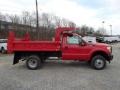 Vermillion Red 2013 Ford F350 Super Duty XL Regular Cab Dually Chassis Exterior