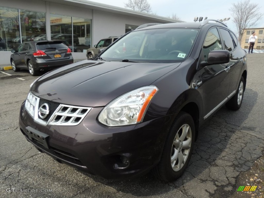 2011 Rogue SV AWD - Black Amethyst / Gray photo #3