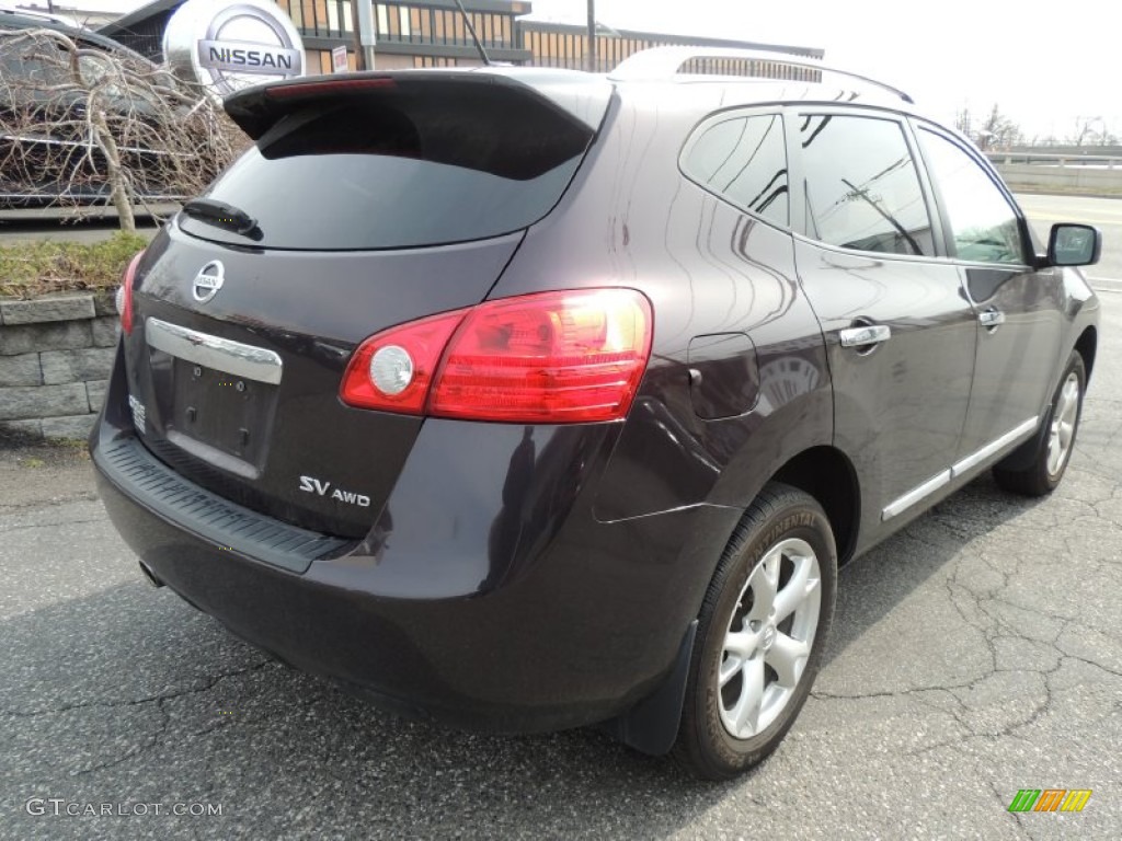 2011 Rogue SV AWD - Black Amethyst / Gray photo #4