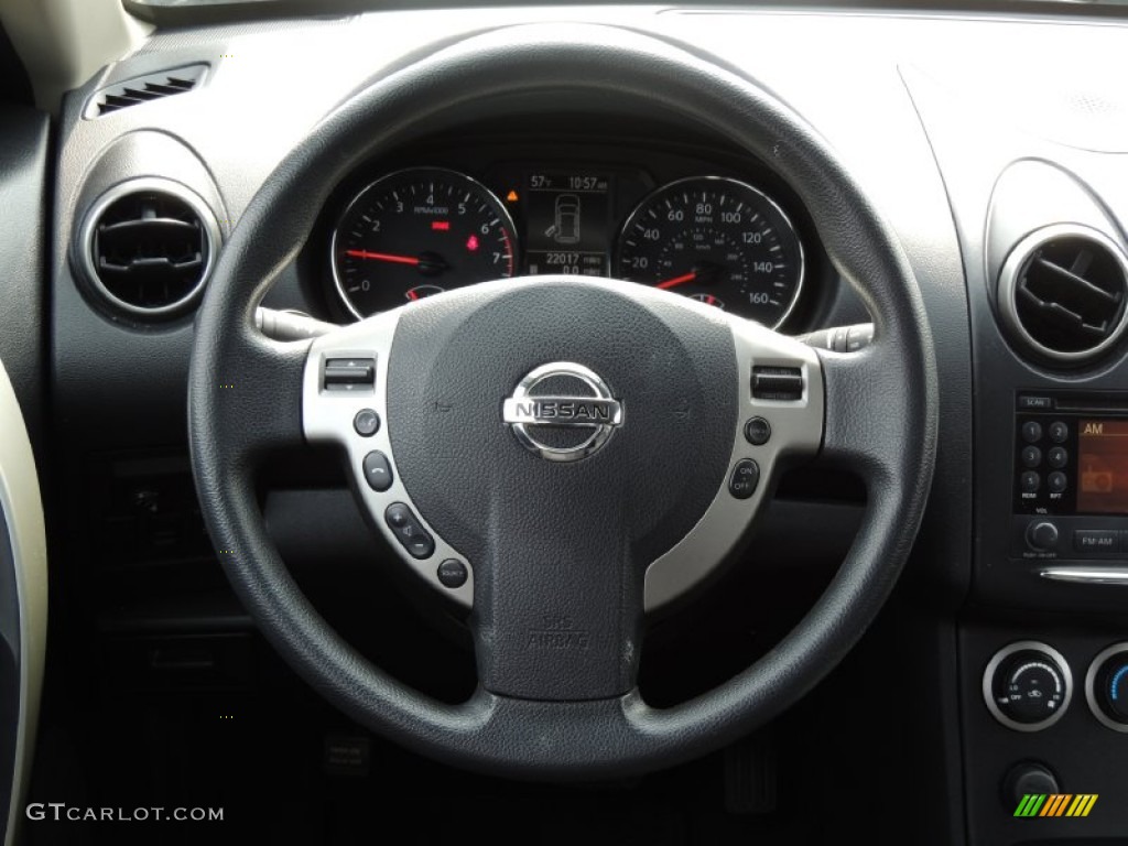 2011 Rogue SV AWD - Black Amethyst / Gray photo #14