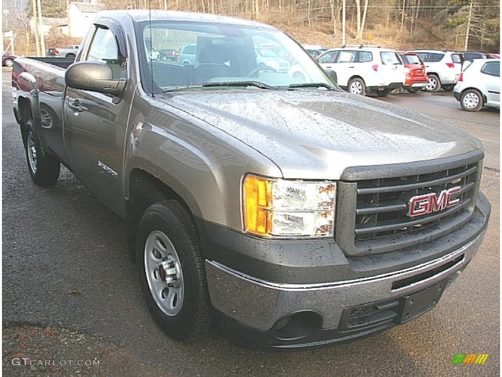 2013 Sierra 1500 Regular Cab - Steel Gray Metallic / Dark Titanium photo #10