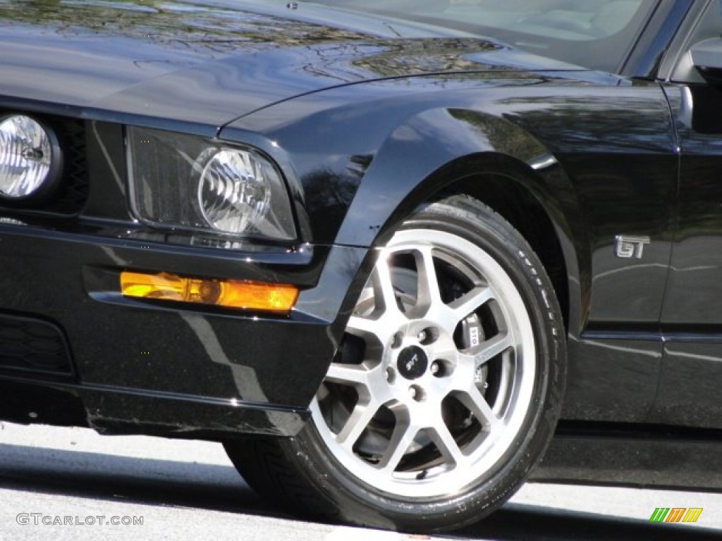 2007 Mustang GT Deluxe Coupe - Black / Dark Charcoal photo #17