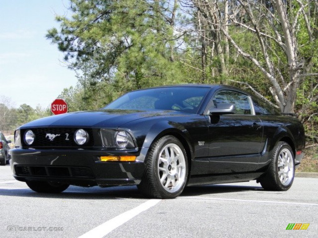 Black 2007 Ford Mustang GT Deluxe Coupe Exterior Photo #79246836