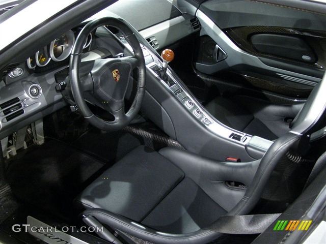 Dark Grey Natural Leather Interior 2005 Porsche Carrera GT Standard Carrera GT Model Photo #79248