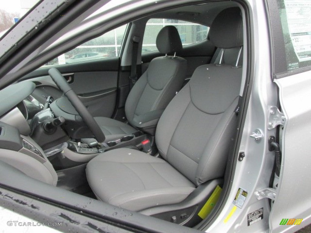 2013 Elantra Limited - Silver / Gray photo #7