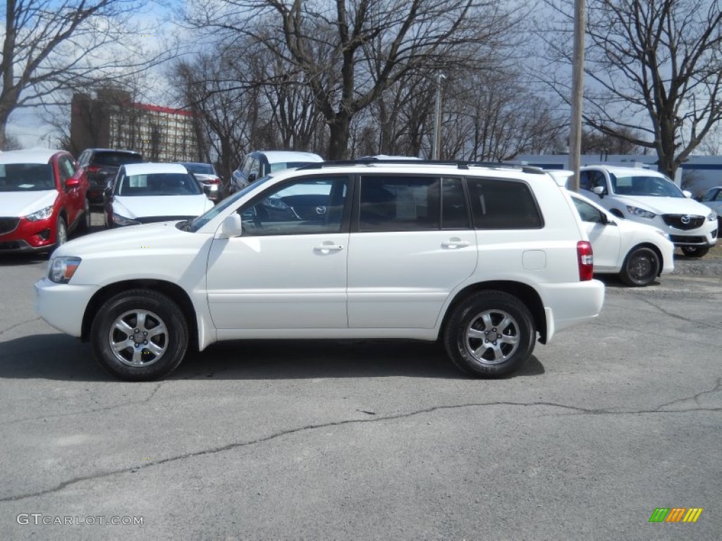 Super White 2007 Toyota Highlander V6 4WD Exterior Photo #79248106