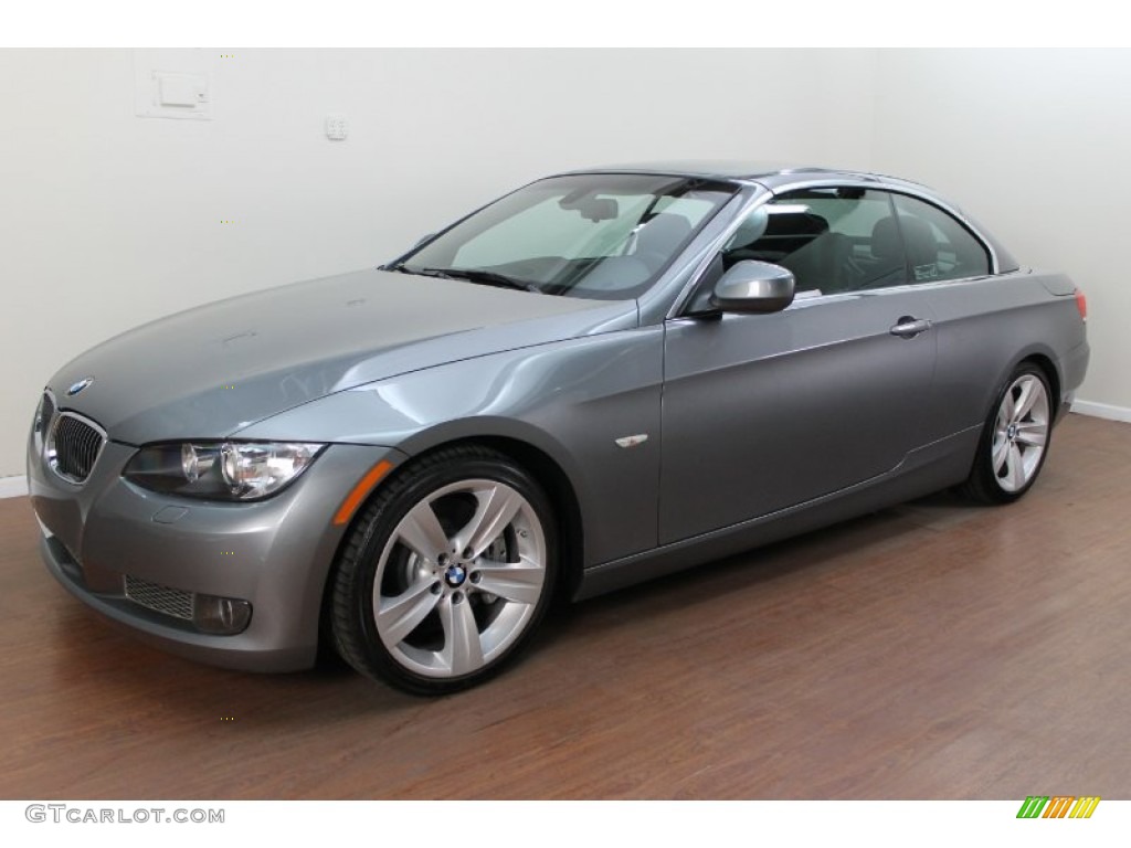 2010 3 Series 335i Convertible - Space Gray Metallic / Black photo #2