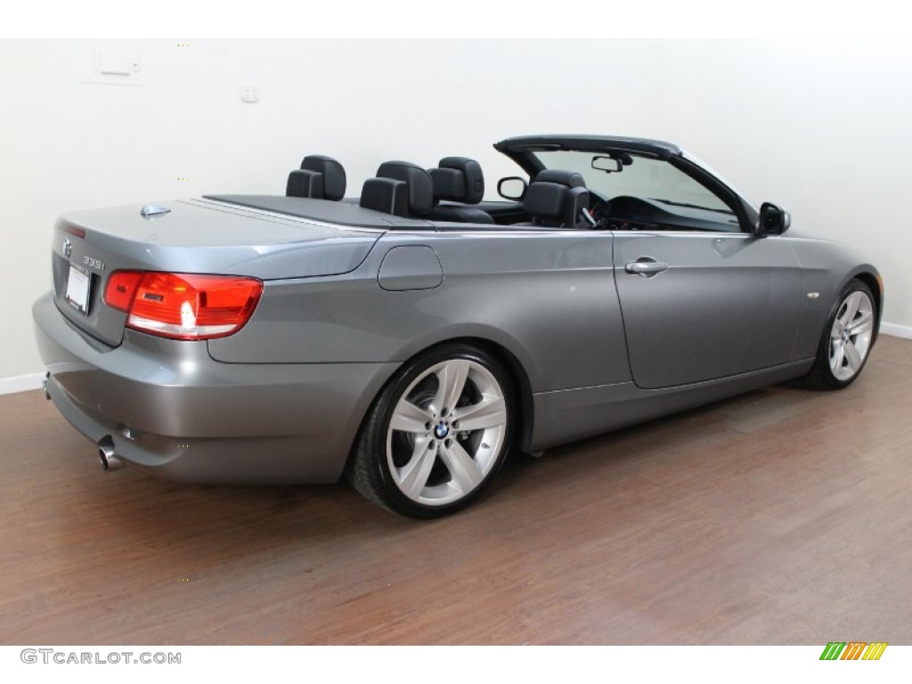 2010 3 Series 335i Convertible - Space Gray Metallic / Black photo #5
