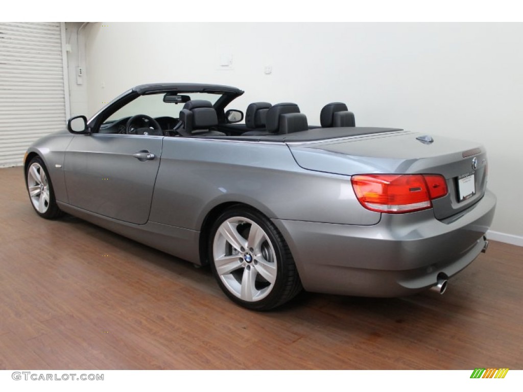 2010 3 Series 335i Convertible - Space Gray Metallic / Black photo #7