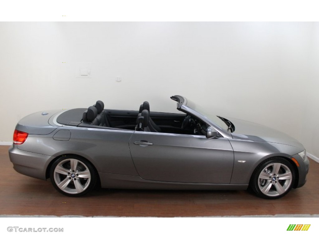 2010 3 Series 335i Convertible - Space Gray Metallic / Black photo #9