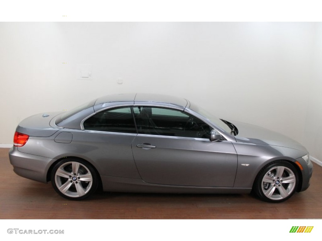 2010 3 Series 335i Convertible - Space Gray Metallic / Black photo #10