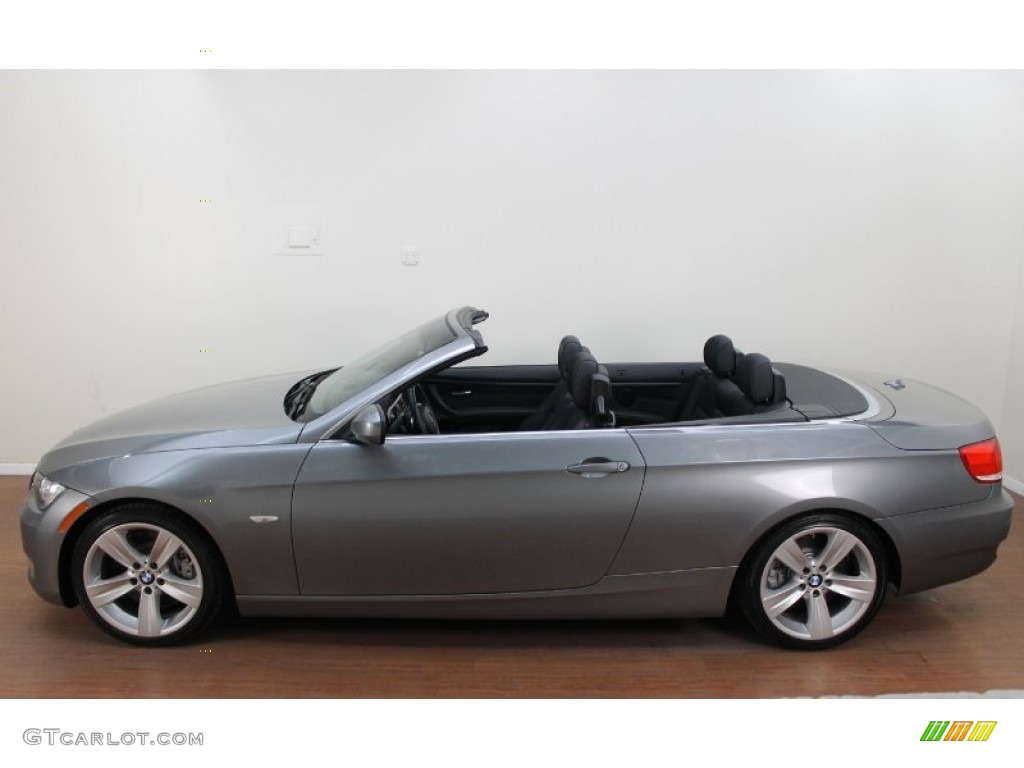 2010 3 Series 335i Convertible - Space Gray Metallic / Black photo #11