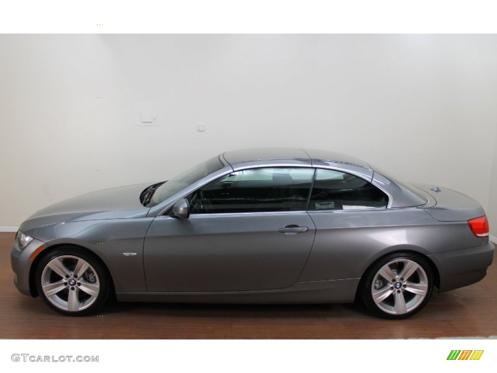 2010 3 Series 335i Convertible - Space Gray Metallic / Black photo #12
