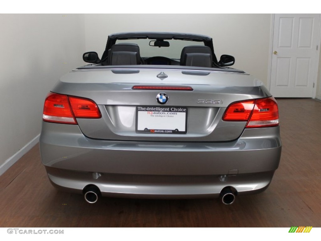 2010 3 Series 335i Convertible - Space Gray Metallic / Black photo #14