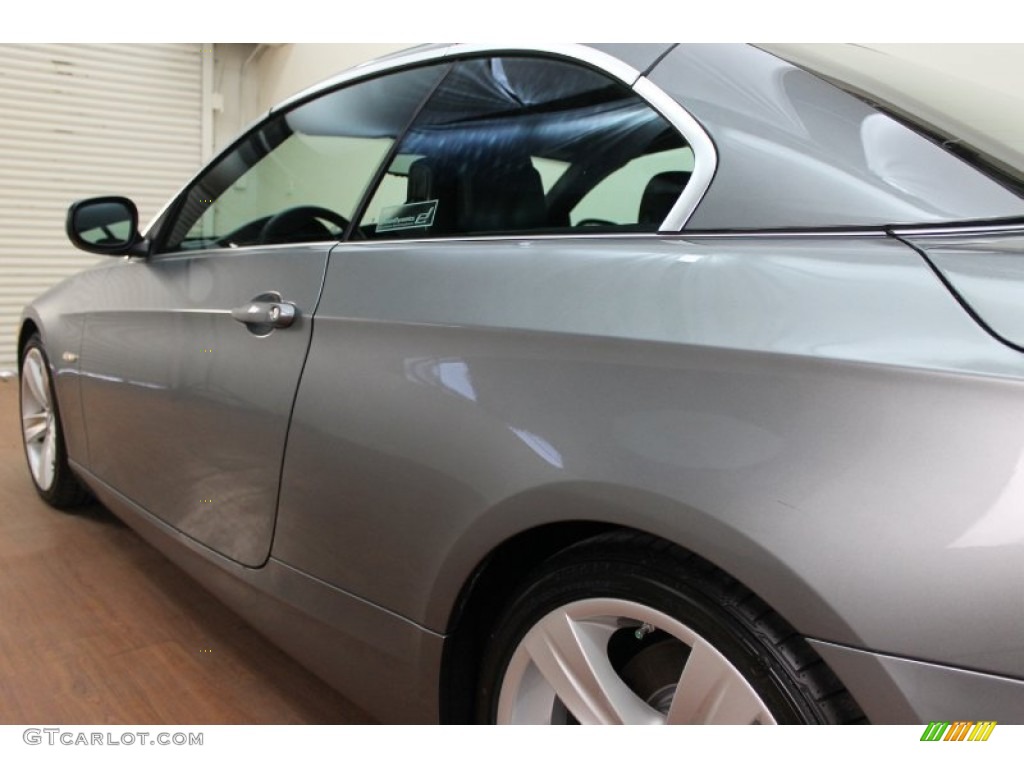 2010 3 Series 335i Convertible - Space Gray Metallic / Black photo #15