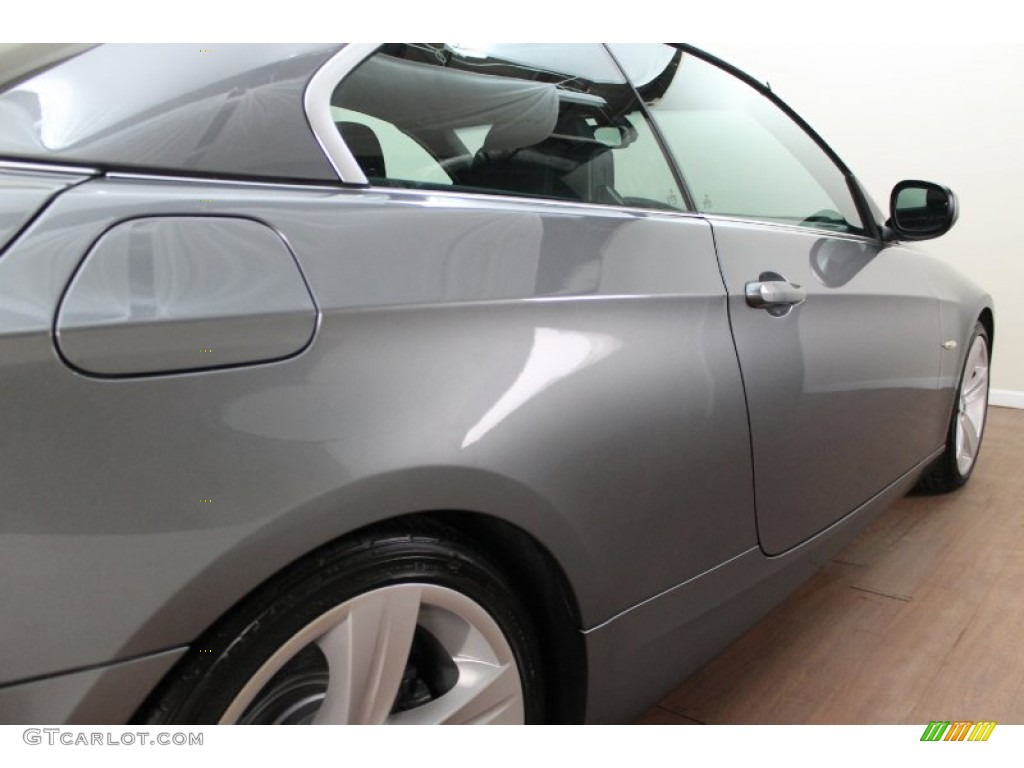2010 3 Series 335i Convertible - Space Gray Metallic / Black photo #16