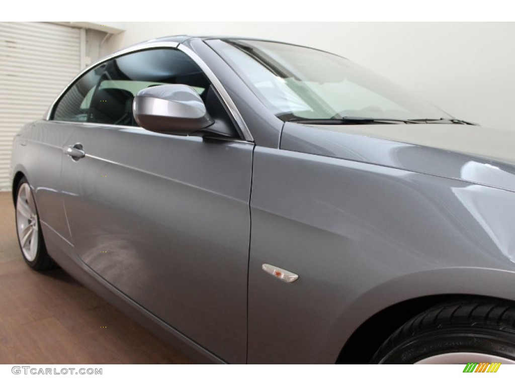 2010 3 Series 335i Convertible - Space Gray Metallic / Black photo #17