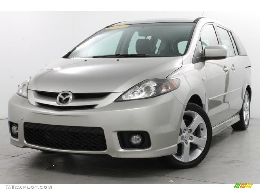 True Silver Metallic 2007 Mazda MAZDA5 Grand Touring Exterior Photo #79249550