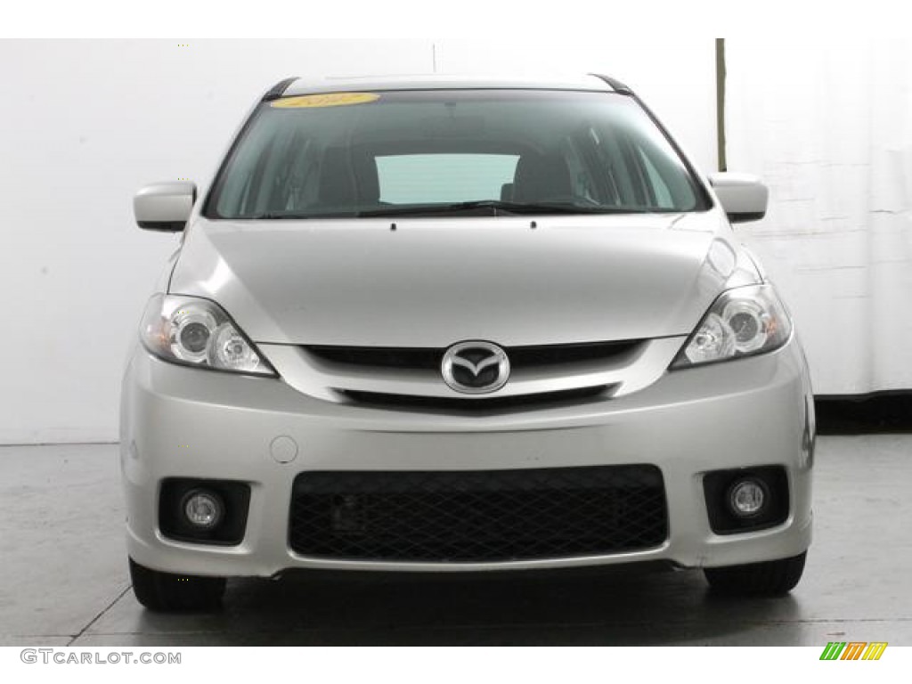 2007 MAZDA5 Grand Touring - True Silver Metallic / Espresso Brown photo #3