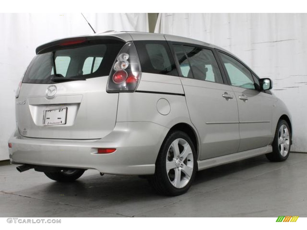 2007 MAZDA5 Grand Touring - True Silver Metallic / Espresso Brown photo #6