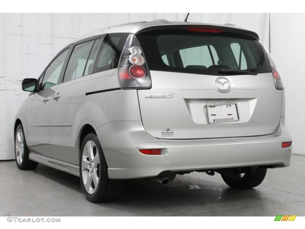 2007 MAZDA5 Grand Touring - True Silver Metallic / Espresso Brown photo #9