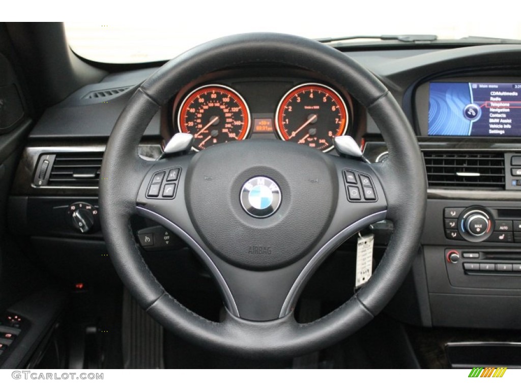 2010 3 Series 335i Convertible - Space Gray Metallic / Black photo #34