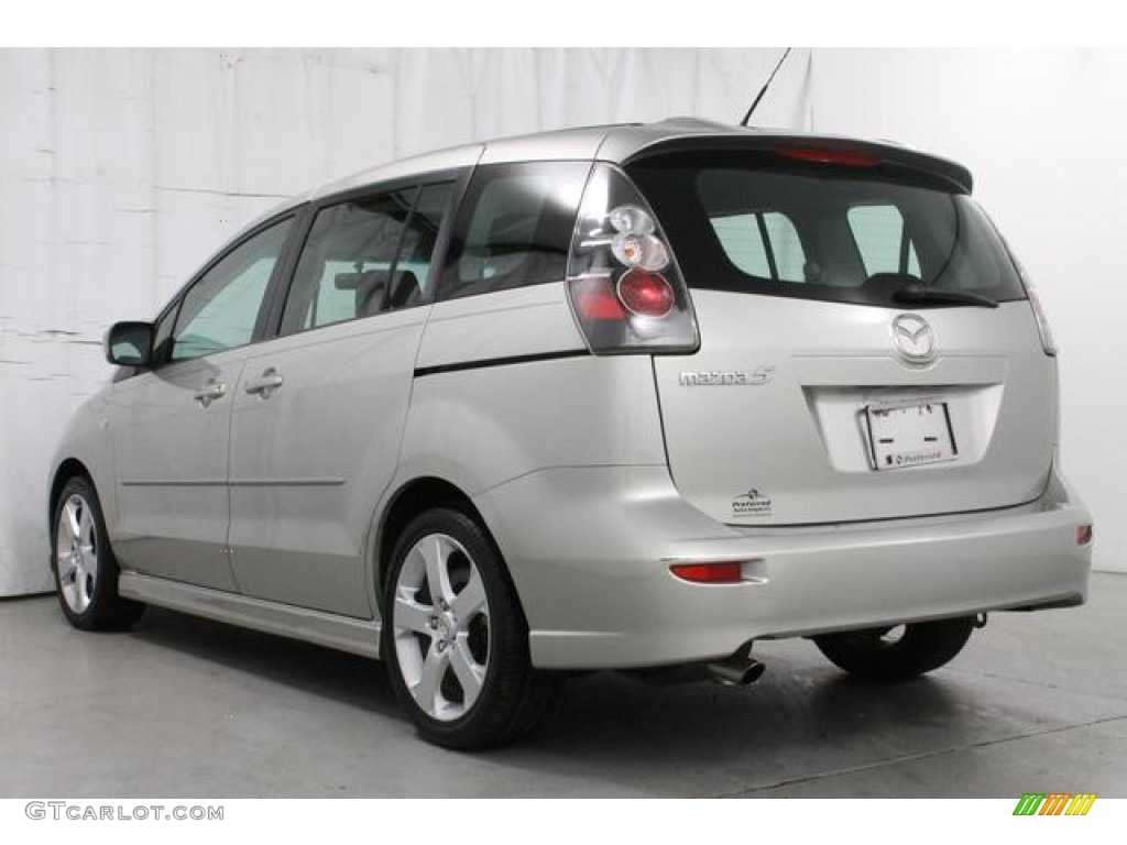 2007 MAZDA5 Grand Touring - True Silver Metallic / Espresso Brown photo #10