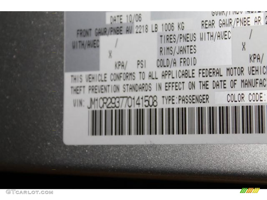 2007 MAZDA5 Grand Touring - True Silver Metallic / Espresso Brown photo #55
