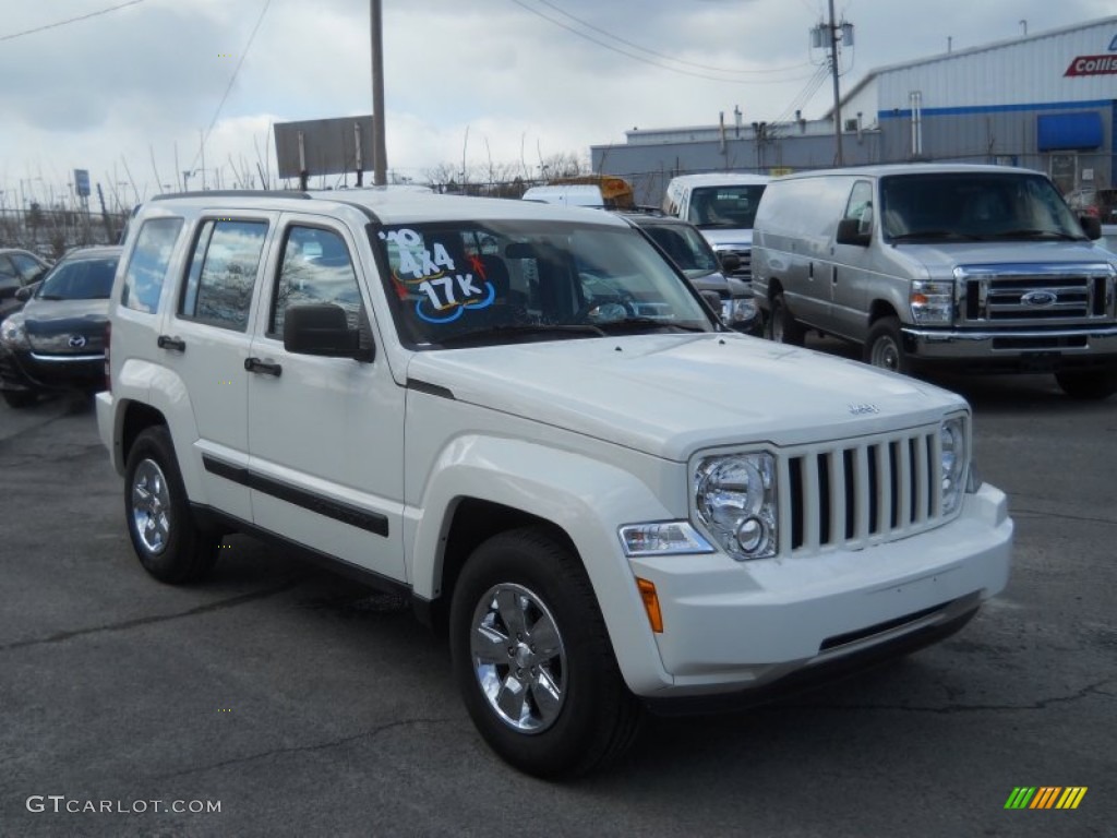 Stone White 2010 Jeep Liberty Sport 4x4 Exterior Photo #79250440