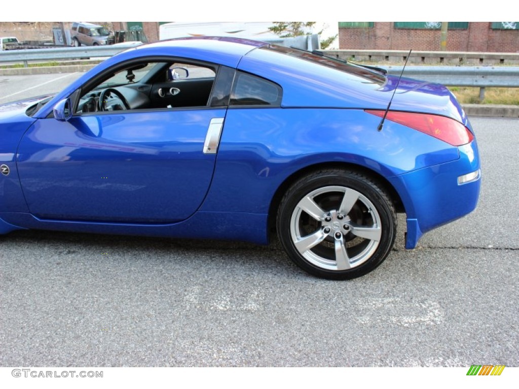 2003 350Z Touring Coupe - Daytona Blue / Charcoal photo #28