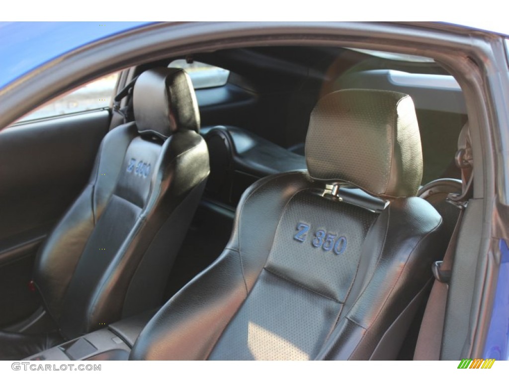 2003 350Z Touring Coupe - Daytona Blue / Charcoal photo #31
